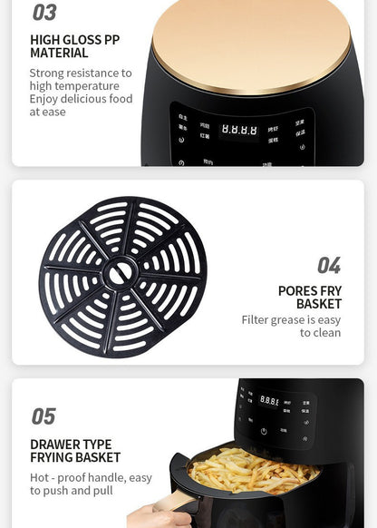 Air Fryer Smart Touch Home Electric (Freidora eléctrica)