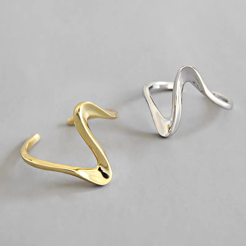 Anillo 925 Sterling Silver Rings Gold Color