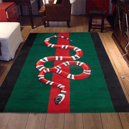 Alfombra Living Room Carpet Serpent Logo